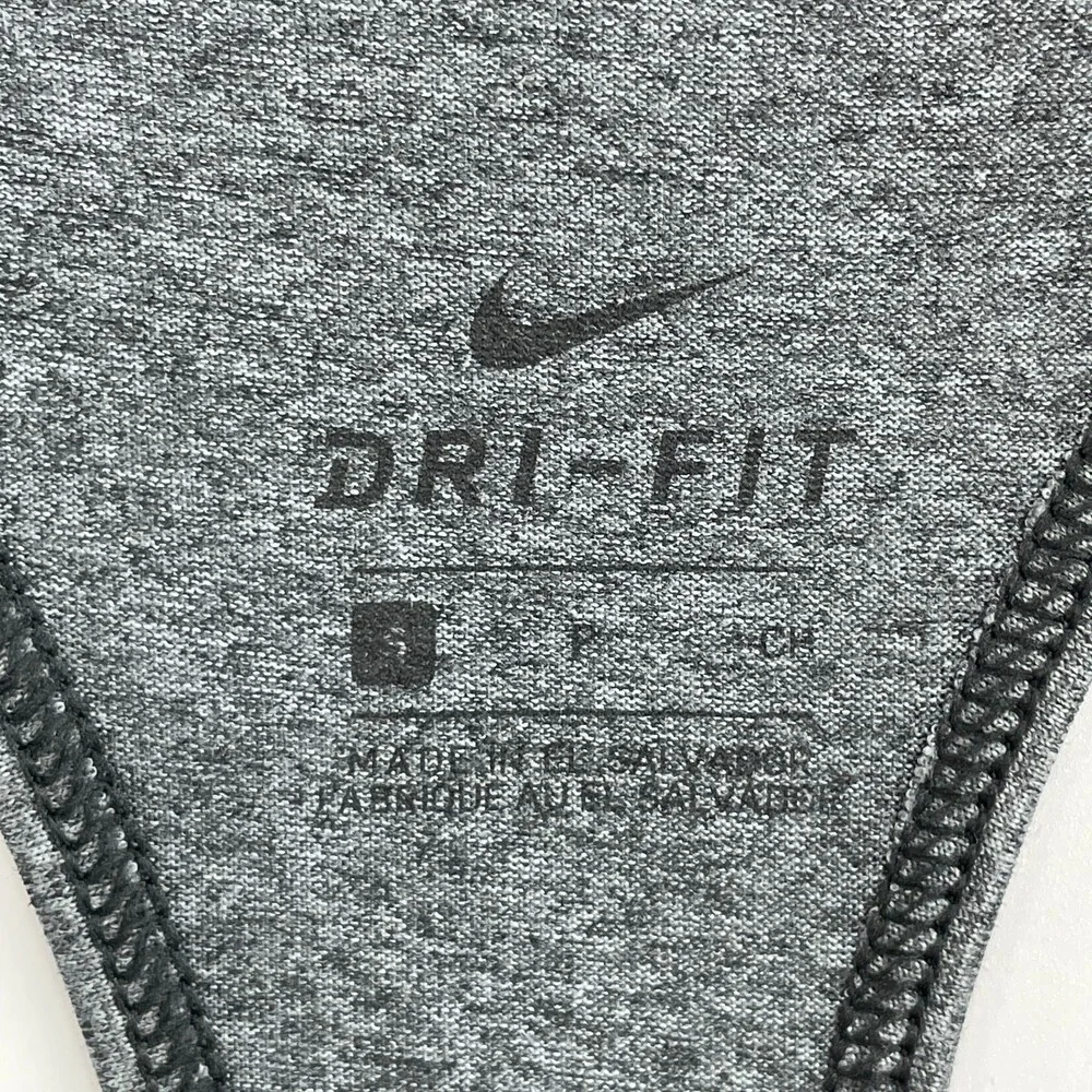 NIKE Gray Just Do it Graphic Racerback Workout Tank Top Size S
